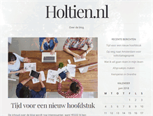 Tablet Screenshot of holtien.nl